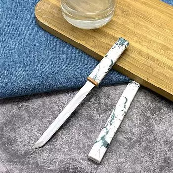 1 шт. нож для барбекю, нарезка рыбы, фруктов, стейков, пластиковая ручка, кухонные ножи, острый нож для мяса, поварской нож, тесак для мяса 1PCS