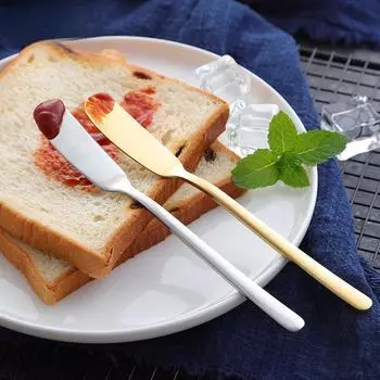 1 шт. нож из нержавеющей стали для масла, сыра, десерта, джема, столовые приборы для крема, мармелада, тостов, хлеба, нож для нанесения масла серебряный