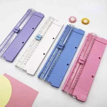 1 шт., ножницы для бумаги, прецизионный скользящий резак для бумаги, фотокарточка, режущая площадка, линейка, гильотина, инструмент для скрапбукинга оранжевый