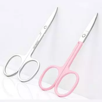 1 шт. ножницы для стрижки бровей из нержавеющей стали, маленькие инструменты для ногтей, маникюрные ножницы для лица, носа, женские ножницы для макияжа, инструмент для красоты