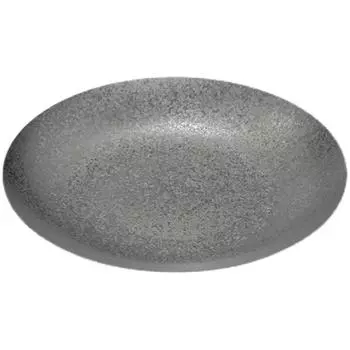 1 шт. Обеденная тарелка из нержавеющей стали, винтажная десертная тарелка, индустриальный стиль, маленькая дисковая неглубокая плоская тарелка, американский обеденный инструмент