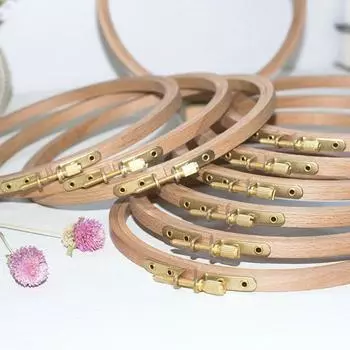 1 шт., обруч для вышивки крестом, кольцо из бука, швейные инструменты, деревянная рамка, пяльцы для вышивания, ручной инструмент для шитья 3inch