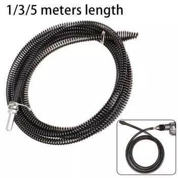 1 шт., очиститель для раковины, трубопровода, слива, пружинный трубопровод, средство для удаления засоров, разблокировщик канализации 1m