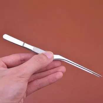 1 шт., очиститель для ушной серы, пинцет из нержавеющей стали, зажим для удаления ушной серы серебряный