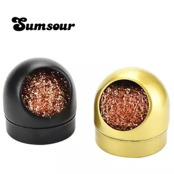 1 шт. очиститель зажима для паяльника для очистки губки и кронштейна стального ремня жёлтый