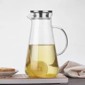 1 шт., очки, бутылка для холодной воды, кухонный чайник, банки, термостойкое стекло, кувшин для воды, кофейник, чайный горшок, прозрачный графин, кувшин 1200mL