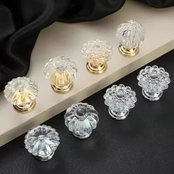 1 шт одно отверстие хрустальная фурнитура мебель домашнее украшение европейский стиль ручка для шкафа