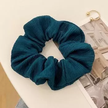 1 шт. Однотонная волнистая резинка для волос в виде толстой кишки, высокоэластичная резинка для волос, кожаная резинка, темпераментная резинка для хвоста, сотни о