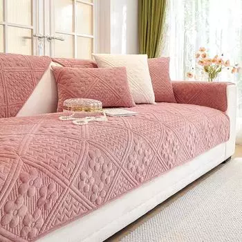 1 шт. однотонное полотенце для дивана, нескользящее, против царапин от кошек, чехол для диванного коврика, универсальный чехол для диванной подушки на все времена для гостиной A 70x70cm 1pc