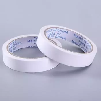 1 шт. Офисные принадлежности двусторонняя лента тонкая многоспецификационная белый клей 12 метров канцелярские товары ручной работы прозрачная лента высокой вязкости оптом