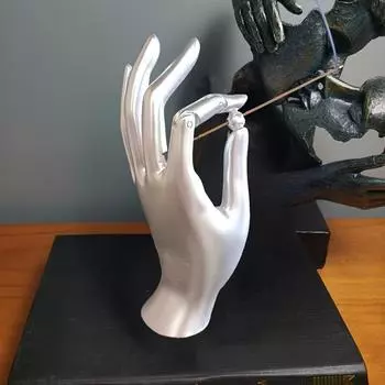 1 шт. OK модель руки для дома/офиса декоративная смоляная скульптура руки винтажная ОК жест статуя форма 15,5x5,5 см