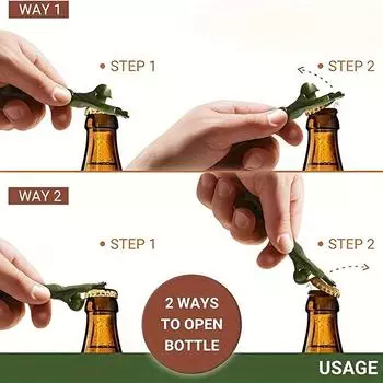 1 шт. оловянный креативный солдатик открывалка для пивных бутылок классическая игрушечная армейская фигурка дизайн пистолет солдатик крышка для напитков подъемник