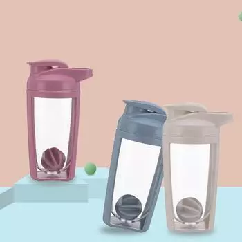 1 шт. оптовая продажа шейкер чашка пятно фитнес спорт стакан для воды портативный большой емкости пластиковый протеиновый порошок молочный коктейль смешивание чашка розовый