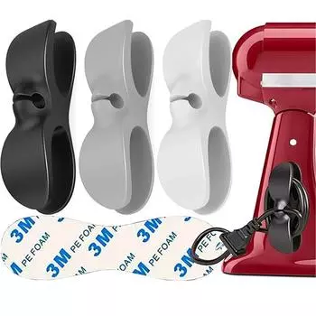 1 шт. органайзер для шнура кухонного прибора, клейкая обертка для кабеля, обертка для шнура питания, крючок-зажим для блендера, бытовые гаджеты