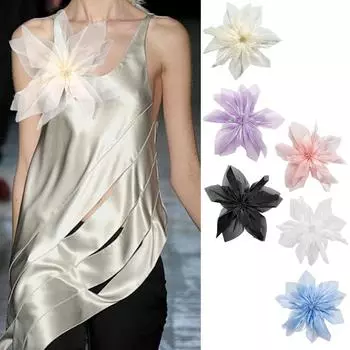 1 шт. органза нежная булавка темперамент полиэстер DIY ручная работа аксессуары для одежды аксессуары для волос цветы