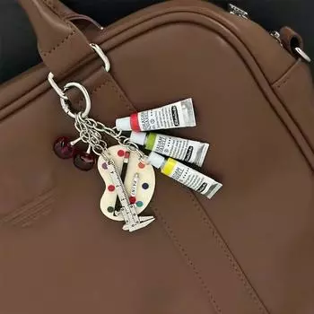 1 шт. Оригинальная креативная сумка-лоток Ins с цветным пигментом, подвеска для мобильного телефона