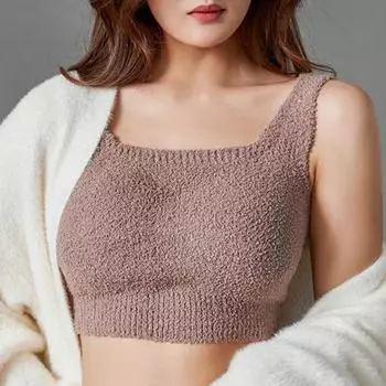 1 шт. осенне-зимний жилет из овчины, теплый жилет, толстый жилет, не требующий бюстгальтера, внутреннее нижнее белье L