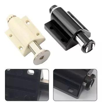 1 шт. Отбойник для двери шкафа, АБС-пластик, прост в установке чёрный