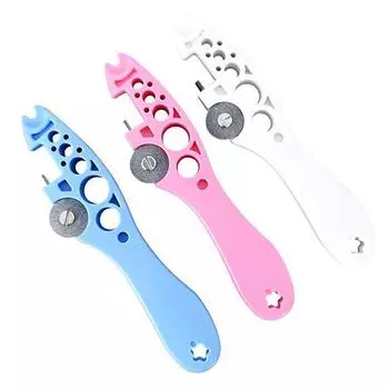 1 шт. открывалка для ампул с ручкой из медицинского стекла, самая простая открывалка для бутылок розовый