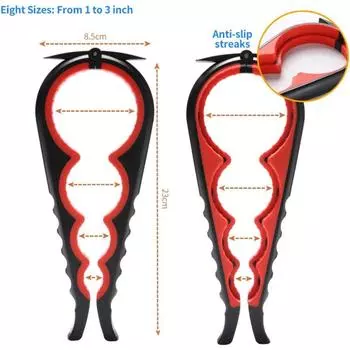 1 шт. Открывалка для банок, консервный нож для слабых рук, простой в использовании для пожилых людей и страдающих артритом, кухонные гаджеты