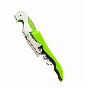 1 шт., открывалка для бутылок вина из нержавеющей стали, резак для пивного бара, кухни, ресторана, инструмент красный