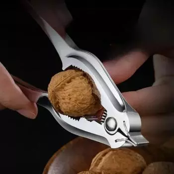 1 шт., открывалка для моллюсков, пружинный зажим для морепродуктов из цинкового сплава, многофункциональные кухонные инструменты, зажим для орехов, щипцы для моллюсков, устричный орехокол