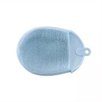 1 шт. Отшелушивающая перчатка для ванны, силиконовая массажная щетка для тела, кухонная чистка, салфетка для мытья посуды оранжевый