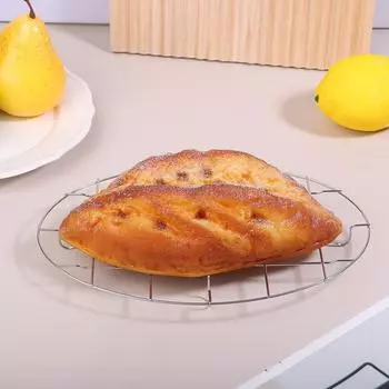 1 шт. овальная решетка для барбекю из нержавеющей стали, сковорода для гриля, кухонный поднос для барбекю, шампуры, поддон для гриля, сменная многофункциональная подставка для жарки