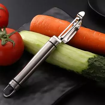 1 шт. Овощечистка, острая картофелечистка, нержавеющая сталь, овощечистка, терка для моркови, слайсер, кухонные гаджеты