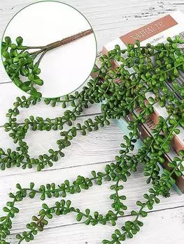 1 шт. озеленение настенное украшение для дома искусственные растения суккулент плющ оконный сад праздничное украшение для вечеринки искусственные цветочные растения зелёный