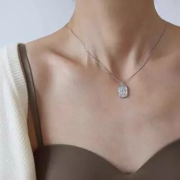 1 шт. ожерелье французское винтажное позолоченное высококачественное рельефное колье-тюльпан женское ключичное цепочка нишевый дизайн новый два цвета