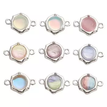 1 шт./пакет 12x17,5 мм сплав кошачий глаз камень двойное отверстие для подвешивания кулон DIY браслет ожерелье серьги ювелирные изделия аксессуары 12x17.5mm 1pc/bag