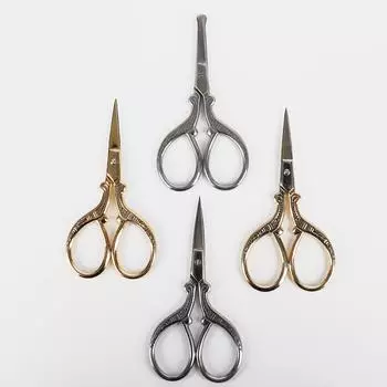 1 шт./пакет, 9,1 см, винтажные ножницы из нержавеющей стали с креативным узором для ручного шитья в офисе и дома 9.1cm 1pc/bag