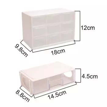 1 шт./пакет акриловый ящик для хранения формата ящика для обычной домашней жизни 14.5*8.8*4.5cm 1pc/bag