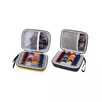 1 шт., пакет гитар большой емкости, коробка для гитары из материала EVA, сумка для хранения гитарных аксессуаров жёлтый