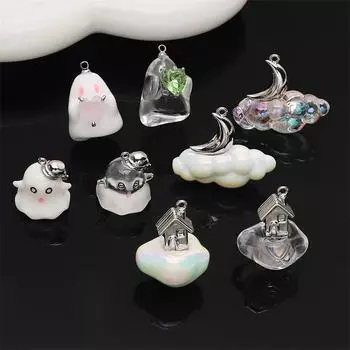 1 шт./пакет, подвеска из смолы, DIY браслет, ожерелье, серьги, ювелирные аксессуары 20x26mm 1pc/bag