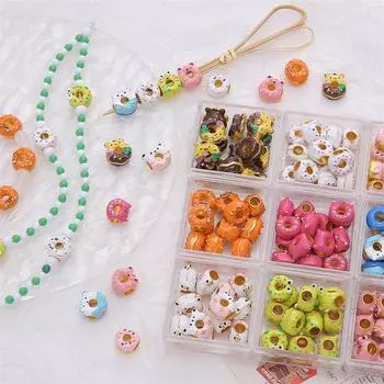 1 шт./пакет сплав капающие пончики бусины DIY браслет ожерелье серьги ювелирные изделия аксессуары 11mm 1pc/bag