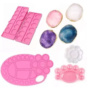 1 шт., палитра цветов агата и камня для ногтей, гель-лак для смешивания рисунков, пластина для краски, дисплей для дизайна ногтей, демонстрирующая полку, маникюрные инструменты