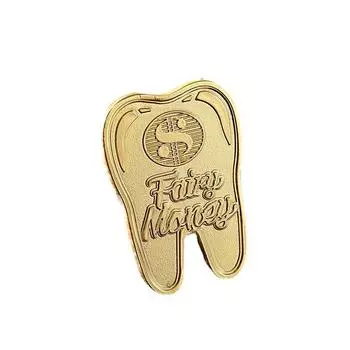 1 шт. памятная монета Зубная фея креативные детские подарки на зубную фею позолоченная монета подарок домашний декор сувенир золотой