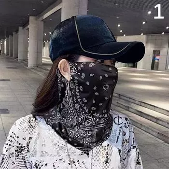 1 шт. панк-солнцезащитная маска для мужчин и женщин, летняя защита лица и шеи от ультрафиолета