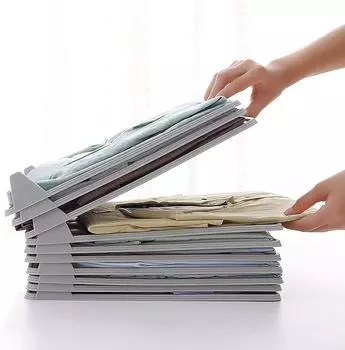 1 шт. Папка для одежды, футболки, джемперы, органайзер, складная доска для одежды, держатель для одежды, домашний шкаф для хранения, отдельные доски