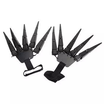 1 шт./пара, шарнирные пальцы на Хэллоуин, страшные поддельные пальцы, скелет, рука, косплей, перчатки на палец, ужас, призрак, коготь, реквизит, декор для вечеринки