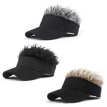 1 шт. парик интерес к солнцезащитной кепке хип-хоп бейсболка смешная интегрированная кепка дышащая