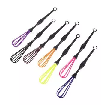 1 шт. парикмахерская кисть для окрашивания, мешалка для красящего крема, венчик для смешивания красок для волос, блендер для красителей своими руками, парикмахерский инструмент для укладки волос, профессиональный инструмент для салона красоты коричневый