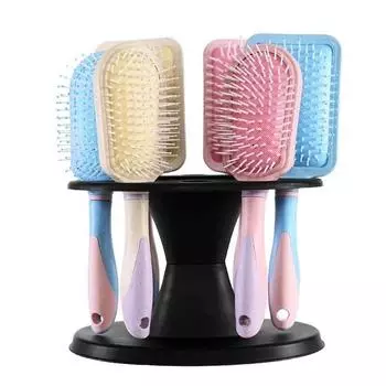 1 шт., парикмахерская расческа для салона, подставка для хранения для парикмахерских, расчески, щетки, ножницы, железный рулон, органайзер, стойка для укладки волос, держатель чёрный