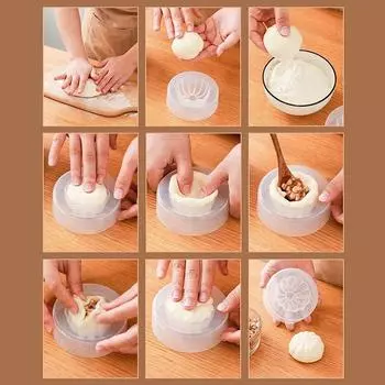 1 шт. паровая фаршированная булочка для приготовления китайских пельменей Баоцзы лунный пирог форма для выпечки инструмент onesize