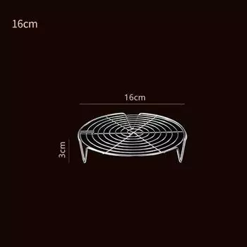 1 шт. Пароварка из нержавеющей стали, многофункциональный поднос, посуда, подставка для готовки 16*3cm