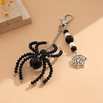 1 шт. паутина темный ветер большой паук паук брелок жемчужный брелок