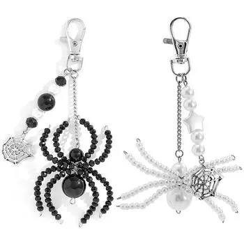 1 шт. паутина темный ветер большой паук паук брелок жемчужный брелок