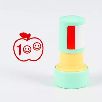 1 шт. Печать с фоточувствительными чернилами с комментариями учителя, награда для детей, для использования учителем, маленькая печать, мультяшная, милая, похвала, печать для исправления в детском саду